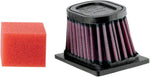 K&N High Flow Air Filter For BMW F 650 GS 2000-2008 - Black Red