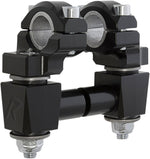 Rox Speed FX Elite Anti-Vibration Pivot Handlebar Risers For Honda Grom 125 50.8mm (2") - Black