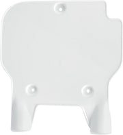 UFO Front Number Board For Kawasaki KX80 1991-1997 - White