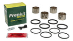 Frenkit Caliper Repair Kit With Piston For Yamaha BT 1100 2002-2006 Front - Black/Silver