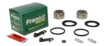 Frenkit Caliper Repair Kit With Piston For Kawasaki ZXR400 1990-1999 Rear - Black/Silver
