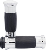 Avon Grips Air GEL Grips For Harley Davidson FLDE 1750 2018-2020 - Black Chrome