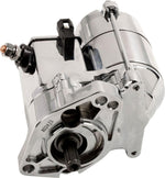 Terry Components Starter Motor For Harley Davidson FLHS 1340 1990-1993 - Chrome