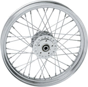 Drag Specialties Laced Wheel For Harley Davidson FXD 1340 1995-1998 19x2.5 Front - Chrome Silver