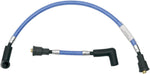 Magnum Shielding Braided Spark Plug Wire For Harley Davidson FL 1200 1977 165 mm (6-1 2") 43 cm (17") - Blue