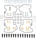 Parts Unlimited Carburettor Repair Kit For Yamaha YZF-R6 600 1999-2002 - Black Gold Silver