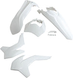 UFO Plastics Kit For KTM EXC125 2014-2016 - White
