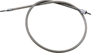 Motion Pro Armor Coat Braided Stainless Steel Speedometer Cable For Harley Davidson FLHS 1340 1987-1994 - Chrome