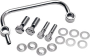 Drag Specialties Crankcase Breather Kit For Harley Davidson FLD 1690 2012-2013 - Chrome