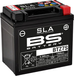 BS Battery SLA AGM Battery For Buell 1125 R 2009 - Black