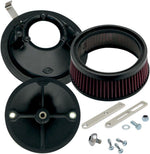 S&S Cycle Super Stock Stealth Air Cleaner Kit For Harley Davidson E 1000 1936-1952 - Black