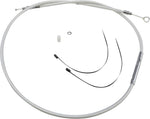Magnum Shielding Sterling Chromite II Clutch Cable For Harley Davidson FLHR 1340 1994-1998 174.5 cm (68-11 16") - Chrome