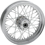 Drag Specialties Laced Wheel For Harley Davidson FLHR 1450 2002-2003 16x3 Rear - Chrome Silver