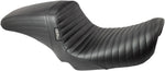 LE Pera Kickflip Seat For Harley Davidson FXD 1450 2004-2005 Pleated - Black