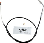 Barnett Vinyl Throttle Idle Cable For Harley Davidson XLH 1200 1998-1999 81.5 cm (32") - Black