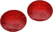 Drag Specialties Replacement Turn Signal Lenses For Harley Davidson FLHR 1340 1994-1998 Rear - Red