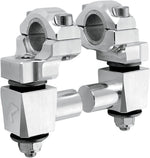 Rox Speed FX Elite Anti-Vibration Pivot Handlebar Risers For Honda CB1000C 50.8mm (2") - Chrome
