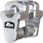 Rox Speed FX Pivoting Handlebar Risers For 1-1/8" Bar Clamps For Honda CRF1000L 2016-2019 50.8mm (2") - Chrome