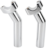 Drag Specialties Forged Aluminium Handlebar Riser 14 cm Rise - Chrome