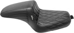LE Pera Kickflip Seat For Harley Davidson XL1200C 2010-2020 Diamond - Black
