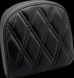 LE Pera Sissy Bar Pad For Harley Davidson FLDE 1750 ABS 2018-2020 Double Diamond/Dull 19 cm (7-1/2") - Black