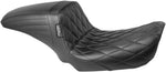 LE Pera Kickflip Daddy Long Legs Seat For Harley Davidson FLD 1690 2012-2013 Diamond - Black