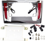 Ciro LED License Plate Frame For Harley Davidson FLHTCUTG 1690 2009-2016 Red