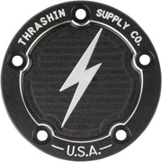 Thrashin Supply Co Points Cover For Harley Davidson FLD 1690 2012-2013 - Black