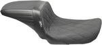 LE Pera Kickflip Seat For Harley Davidson FXD 1450 2004-2005 Diamond w/Gripp Tape - Black