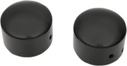 Drag Specialties Axle Caps For Harley Davidson FLHR 1584 2008 Front - Black