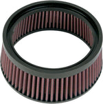 S&S Cycle Replacement Stealth Air Filter for Super Stock Air Cleaners For Harley Davidson FLD 1690 2012-2013 - Black/Red