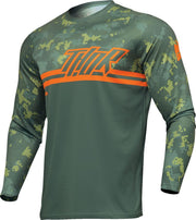 Thor Sector Digi Jersey - Forest Green Green Camo