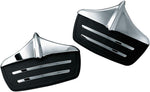 Kuryakyn Shock Guards For Harley Davidson FLHTCUTG 1690 2014 Rear - Black/Chrome