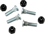 Moose Racing Wheel Stud/Nut Kit For Yamaha YFB 250FW 4X4 1995 1998 Fits Front Or Rear - Black/Silver