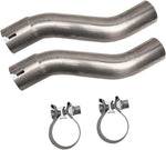 S&S Cycle Header Adapter Kit For Harley Davidson FLHTCUTG 1690 2014-2016 - Chrome