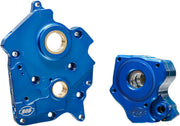 S&S Cycle Oil Pump & Cam Support Plate Kit For Harley Davidson FLDE 1750 2018-2020 - Blue