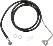 Drag Specialties Extended Length Vinyl Brake Hose Kit For Harley Davidson FLHR 1690 2016 Front 174 cm (68-1 2") - Black