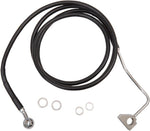 Drag Specialties Extended Length Vinyl Brake Hose Kit For Harley Davidson FLHR 1690 2016 Front 174 cm (68-1 2") - Black