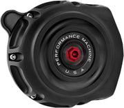 Performance Machine Vintage Air Cleaner For Harley Davidson FLHR 1584 2008 - Black Opsâ¢
