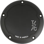 Thrashin Supply Co Classic Derby Cover For Harley Davidson FLD 1690 2012-2013 - Black