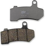 SBS HHF Street Ceramic Organic Front Brake Pads For Harley Davidson FLHR 1584 Road King 2008