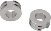 Drag Specialties Axle Adjuster Spacers For Harley Davidson FLST 1340 1987-1990 Rear - Chrome