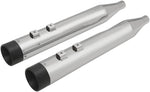 Drag Specialties 4" Silencers For Harley Davidson FLHR 1340 1995-1998 100 mm - Chrome