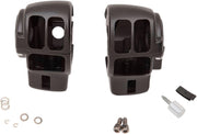 Drag Specialties Handlebar Switch Housing Kit For Harley Davidson FLHT 1340 1996-1998 - Black