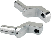 Biltwell Footpegs Mounts For Harley Davidson FXCW 1584 2008-2009 - Chrome