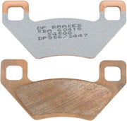 DP Brakes ATV/UTV Sintered Metal Brake Pads For Arctic Cat Textron 250 2X4 2005-2006 Fits Front Or Rear