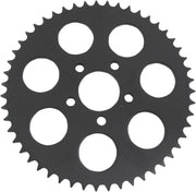 Drag Specialties 530 Chain Conversion Rear Sprocket For Harley Davidson FLD 1690 2012-2013 Rear Black Gloss 51T