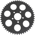 Drag Specialties 530 Chain Conversion Rear Sprocket For Harley Davidson FLD 1690 2012-2013 Rear Black Gloss 51T