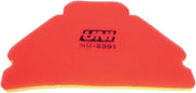 Uni Filter Air Filter For Kawasaki ZX-9 R 1998-2002 - Red/Yellow