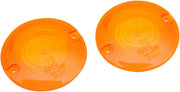 Drag Specialties Replacement Turn Signal Lenses For Harley Davidson FLHR 1340 1994-1998 Fits Front Or Rear Amber